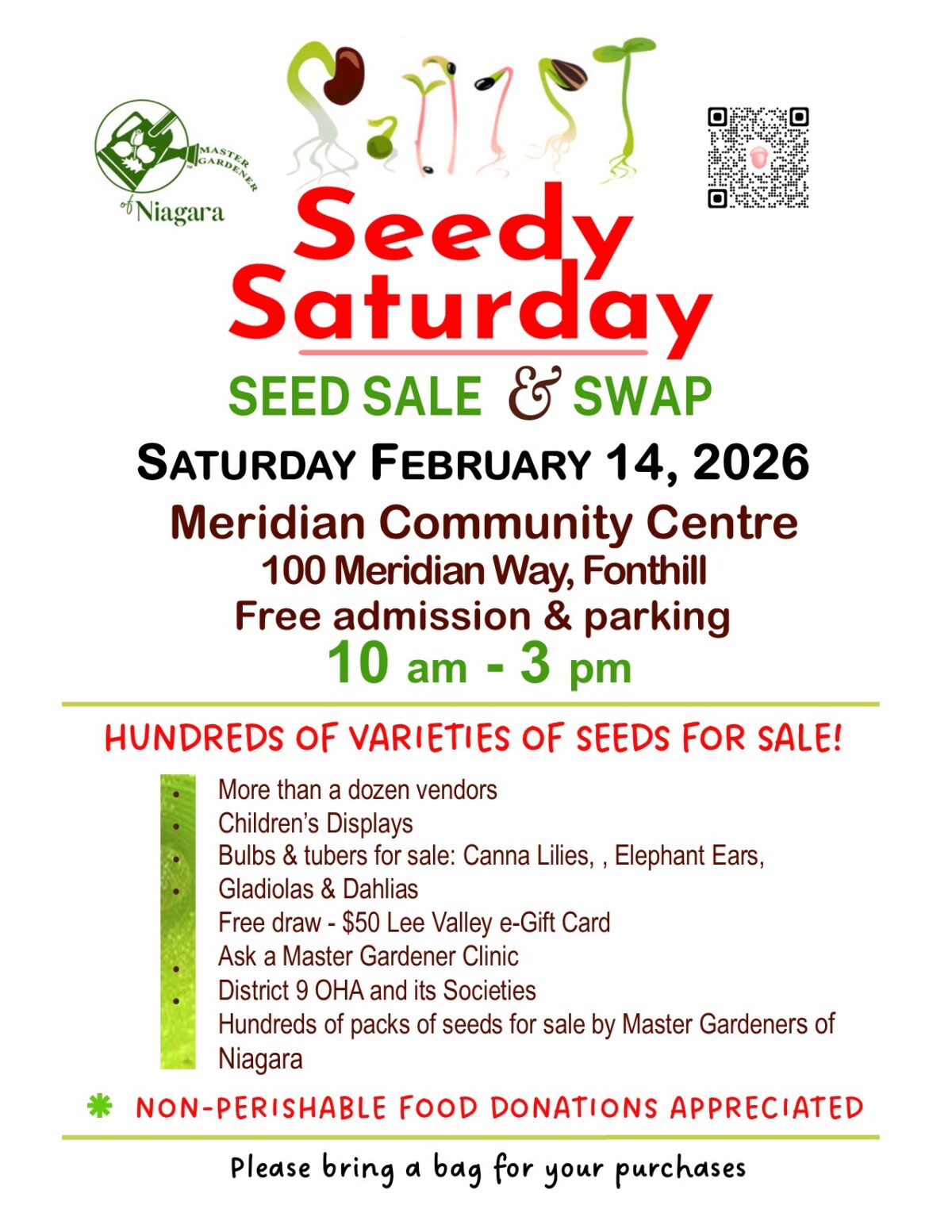 2026 Seedy Saturday Poster Seedy Saturday